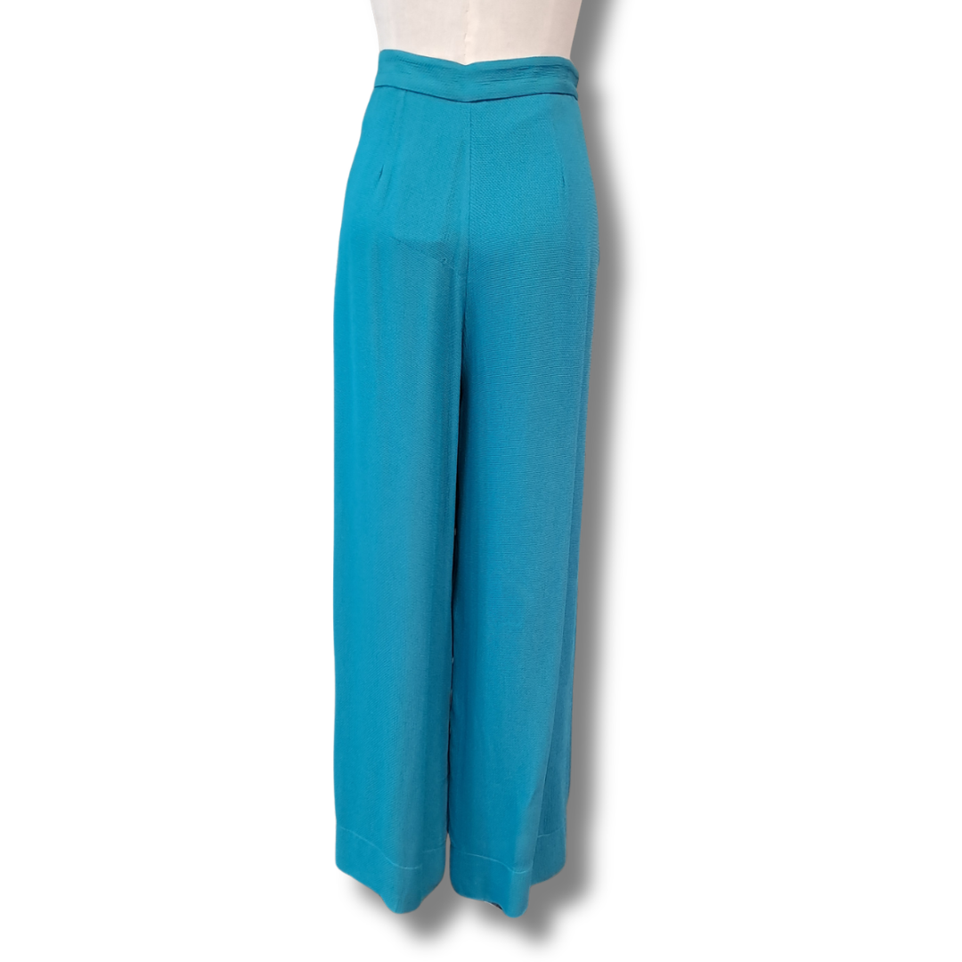 Bassike - Pleat Pant - Size XS - Back