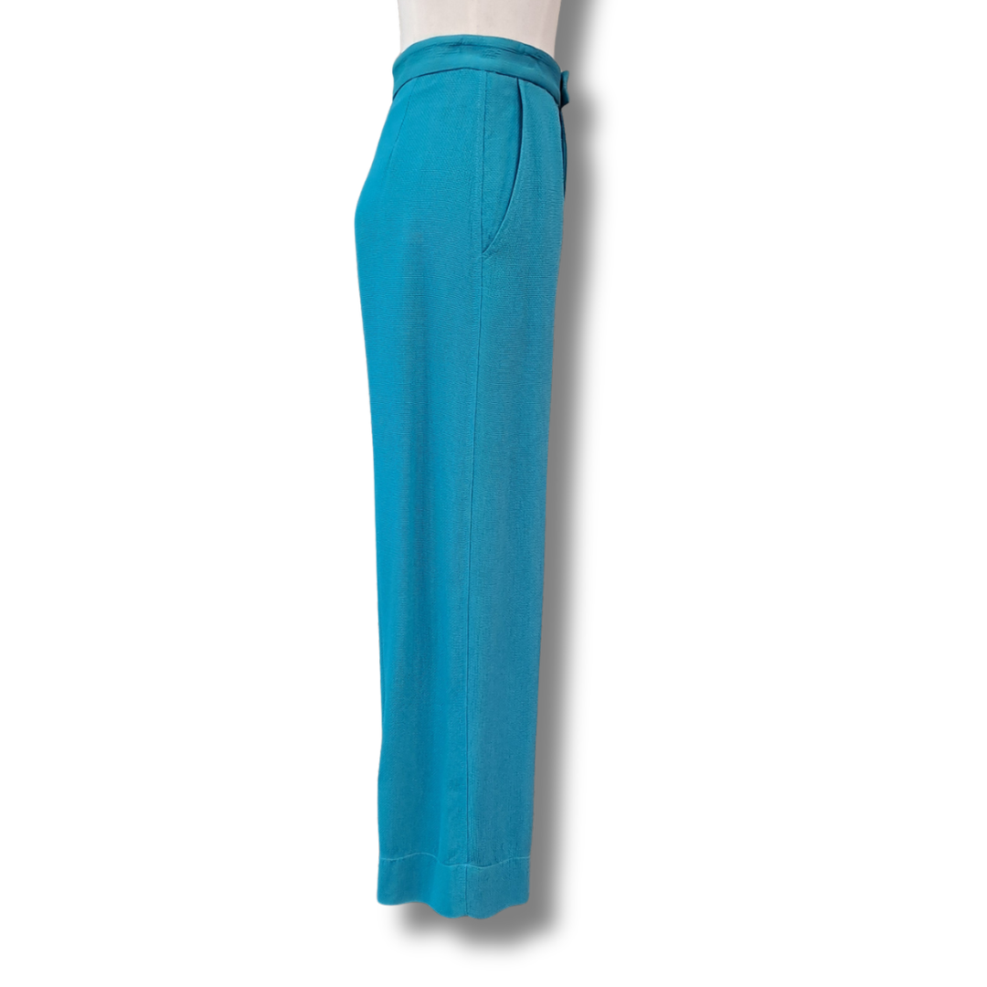 Bassike - Pleat Pant - Size XS - Side