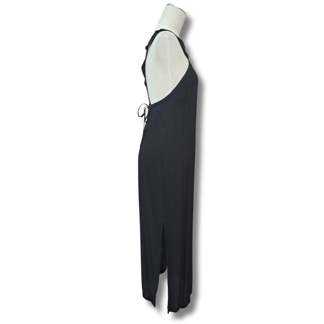 Blak - Midi Slip Dress - Side View