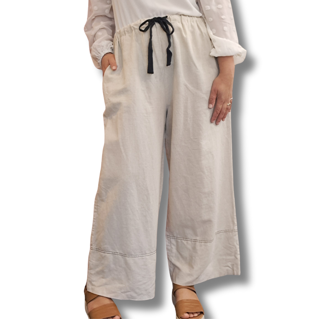 Brave + True - Linen Cotton Pant - Front View
