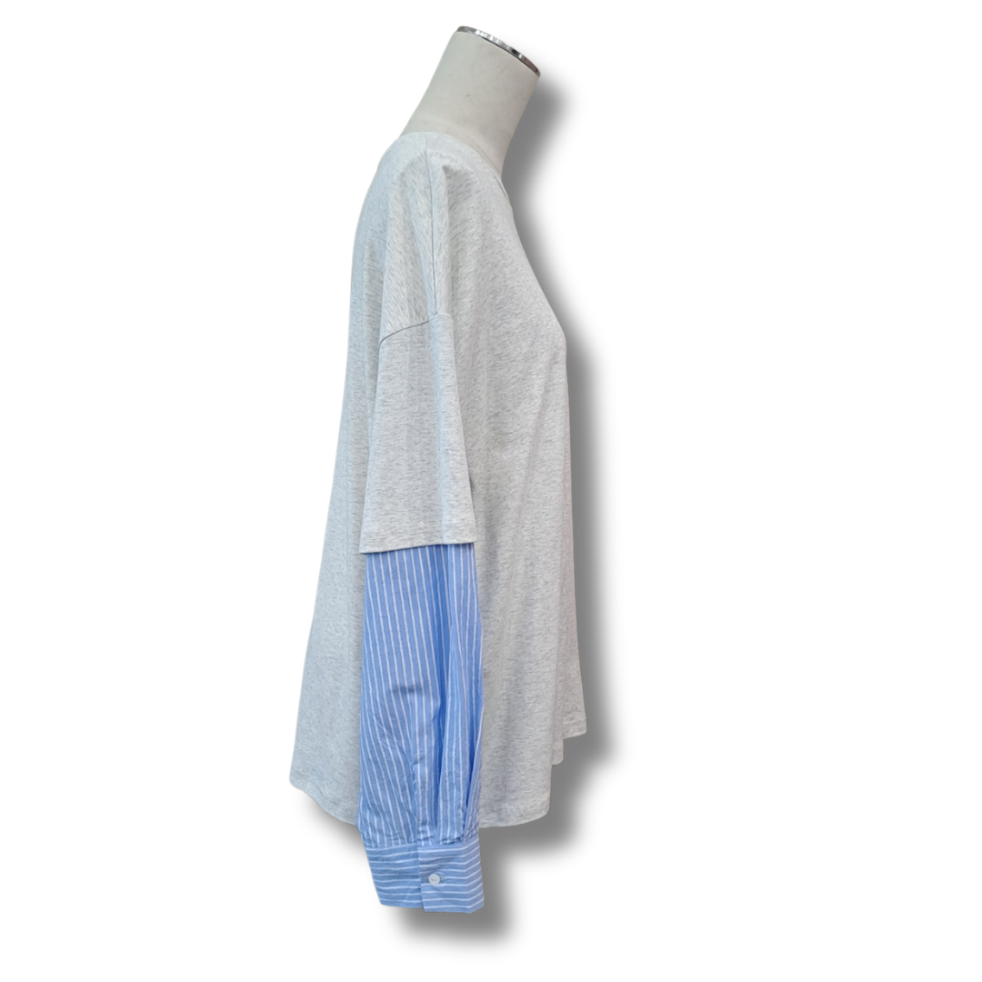 By Frankie - Oxford Layer Tee - Side