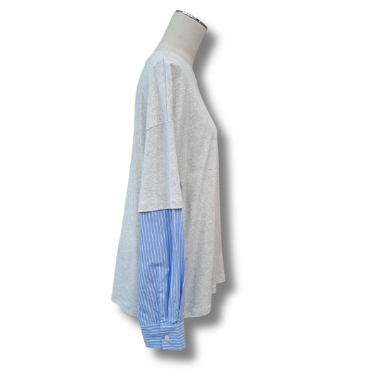 By Frankie - Oxford Layer Tee - Side