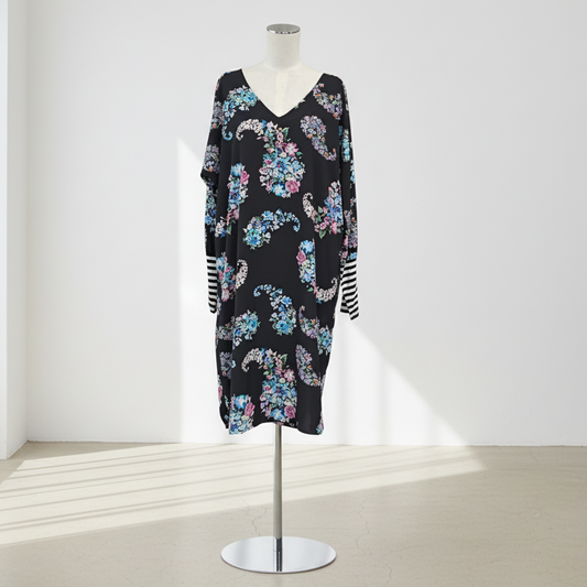 Charlo - Long Sleeve Floral Dress - Size 14