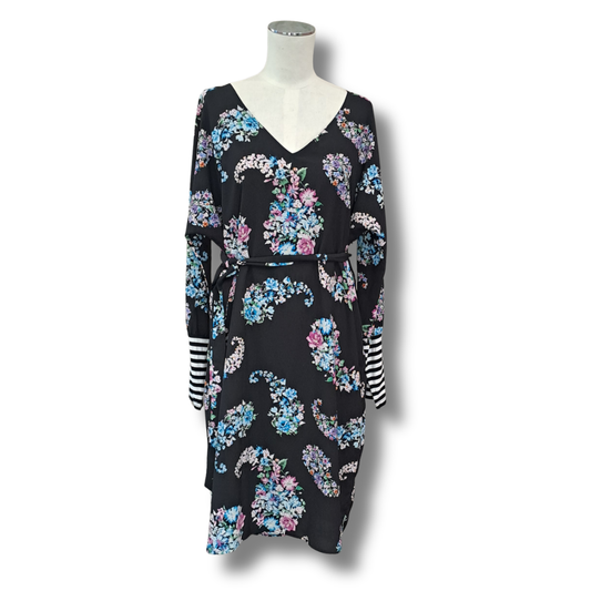 Charlo - Long Sleeve Floral Dress - Size 14 - Front