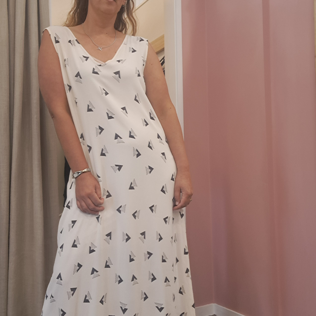 Company Of Strangers - Abstract Midi Dress - Size 12