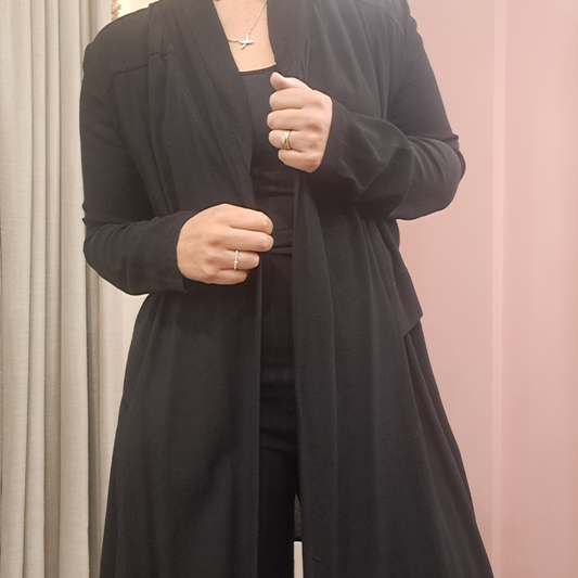 Company Of Strangers - Black Open Jacket - Size 10
