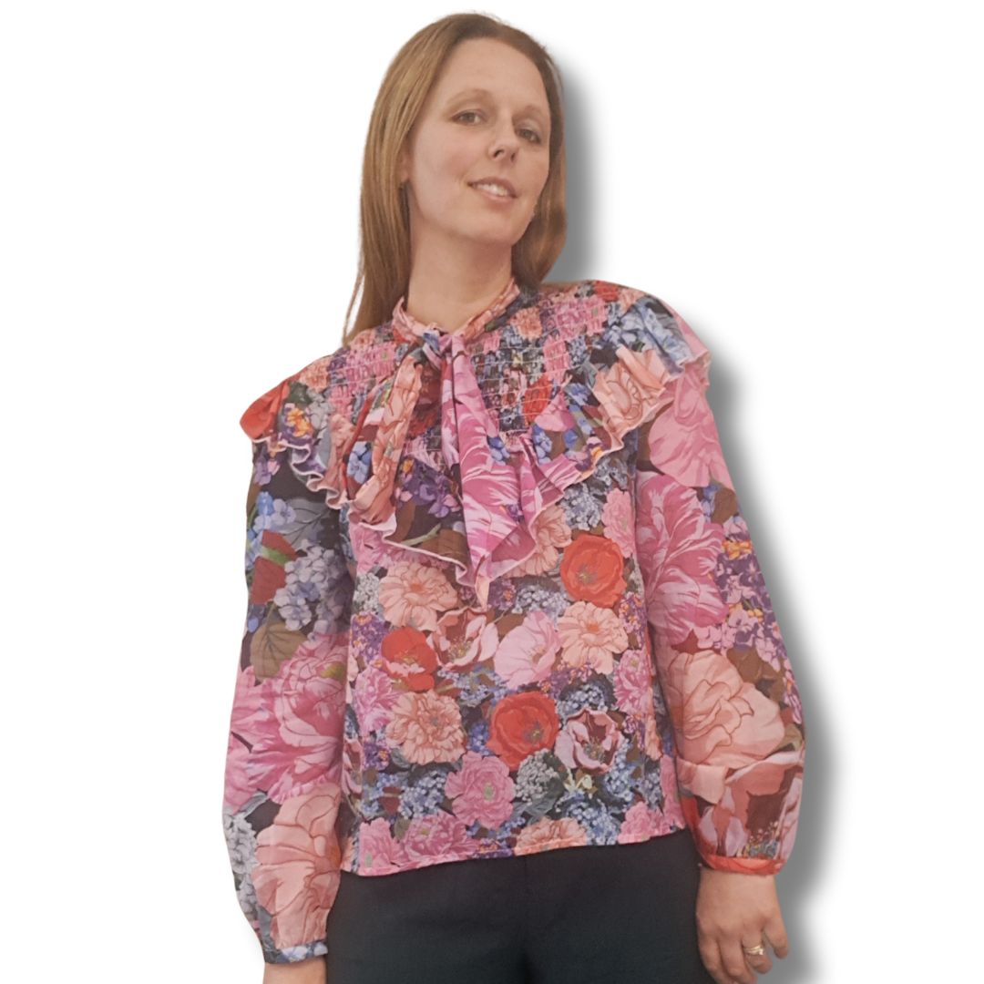 Coop - Cupids Bow Blouse - Size L - Front