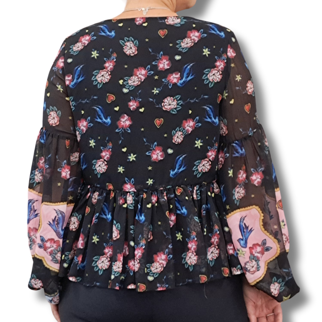 Coop - Tie Me In The Middle Top - Back View