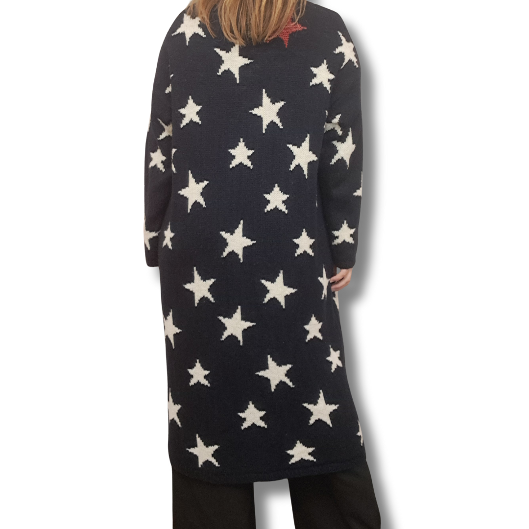 Cooper - Comet Closer Cardigan - Back View