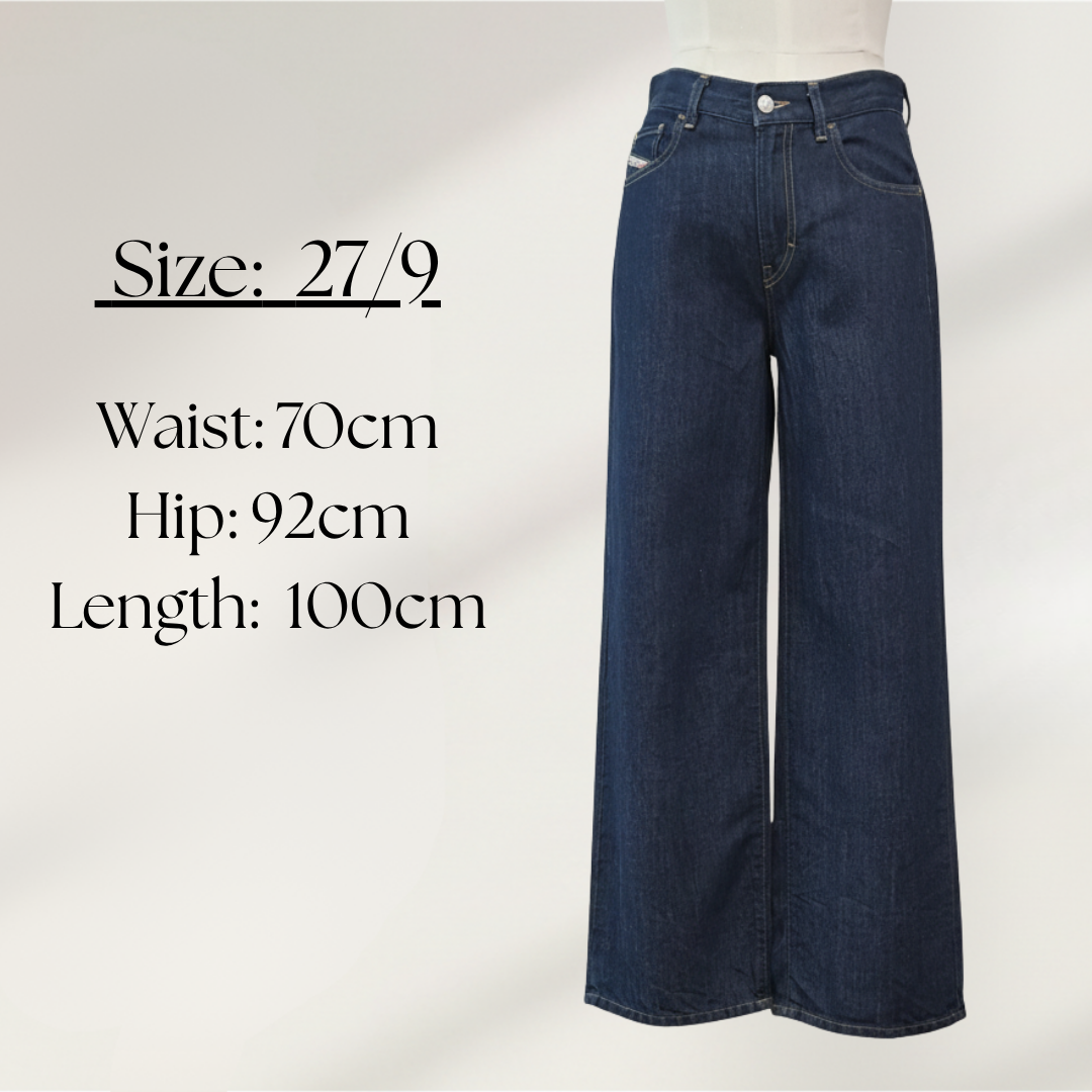 Diesel - Widee Jeans - Size 27/9 - Size Chart