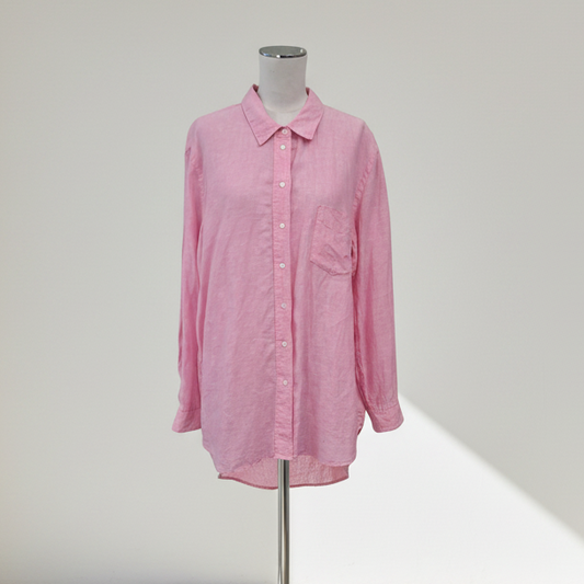 Country Road - Organic French Linen Shirt - Size 16