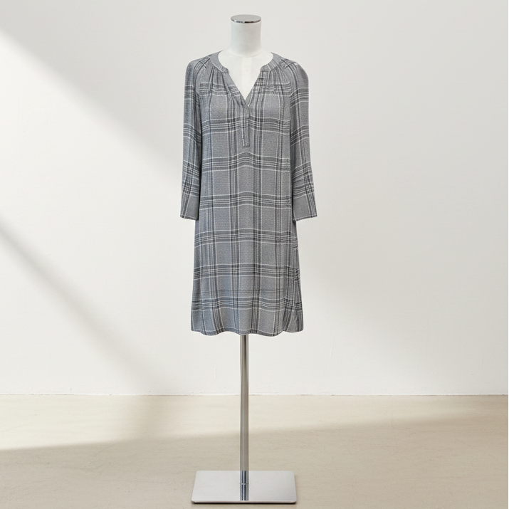 Country Road - Textured Check Dress - Size 6