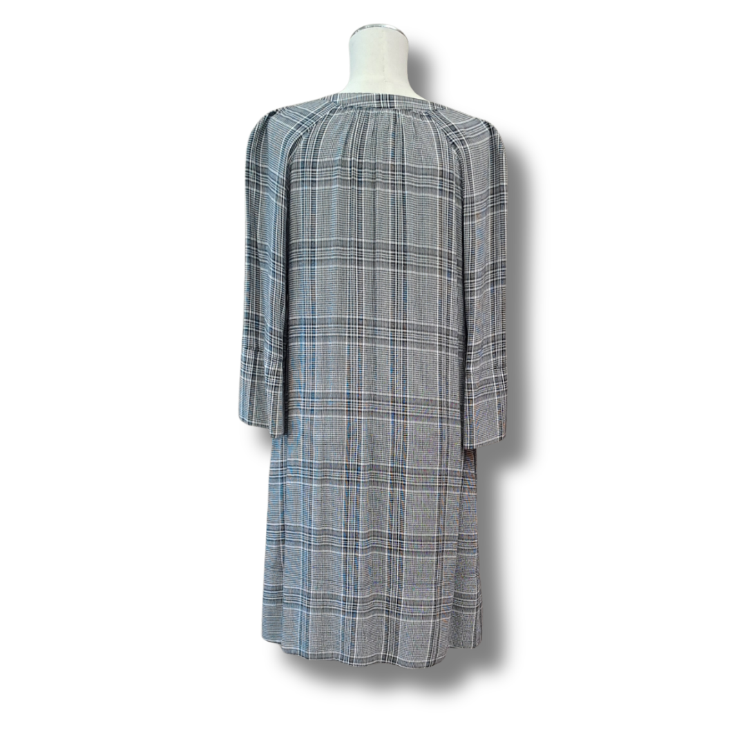 Country Road - Textured Check Dress - Size 6 - Back