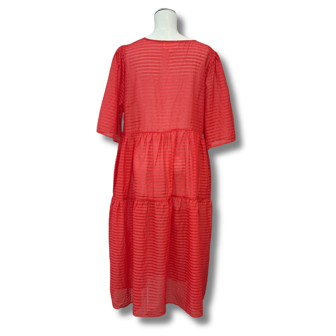 Curate - Sheer Lines Don't Be Cross Dress - Back View