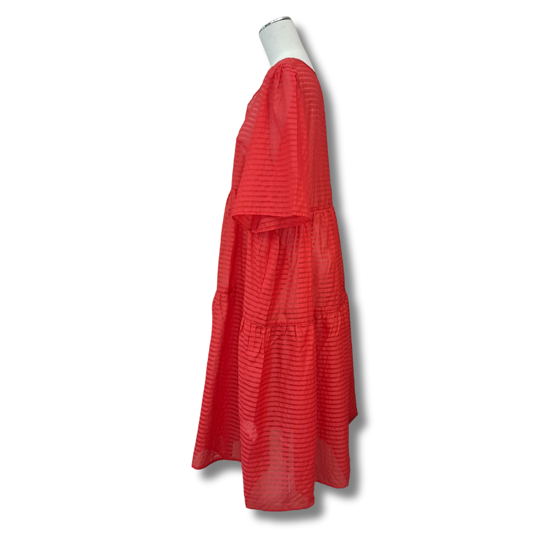 Curate - Sheer Lines Don't Be Cross Dress - Side View