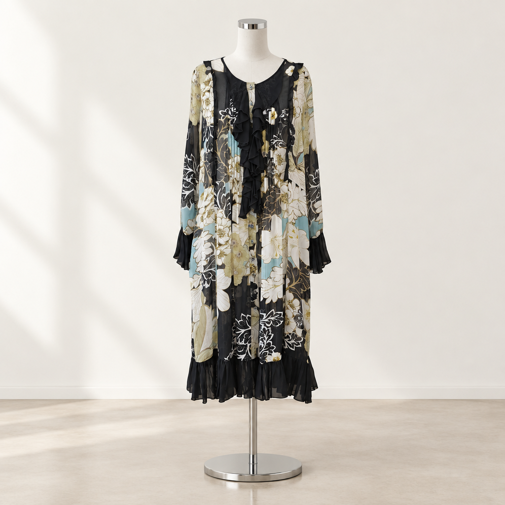 Curate - Shirty Dancing Dress, Pretty Petal - Size L