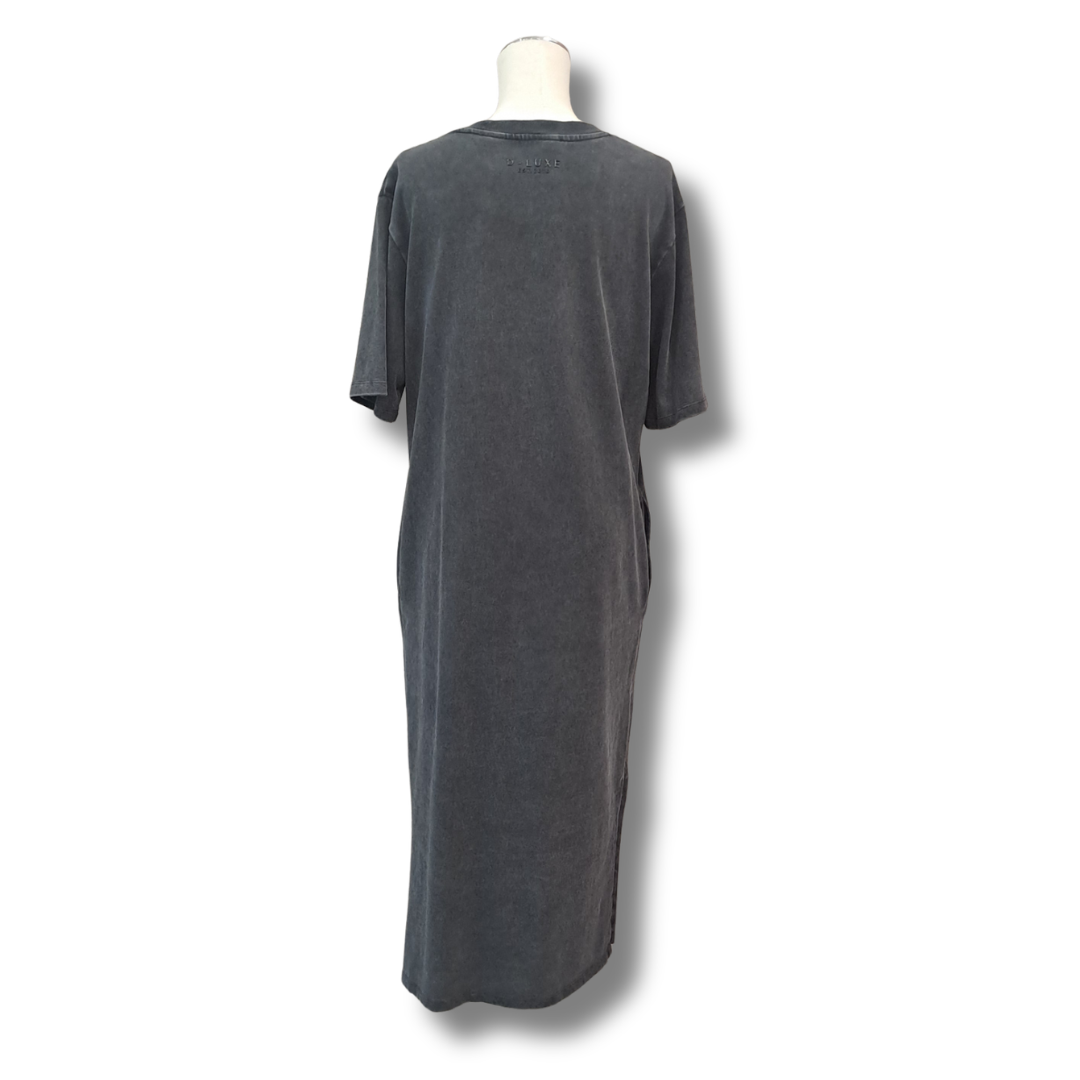 D-Luxe Basics - Maxi Tee Dress - Size S - Back