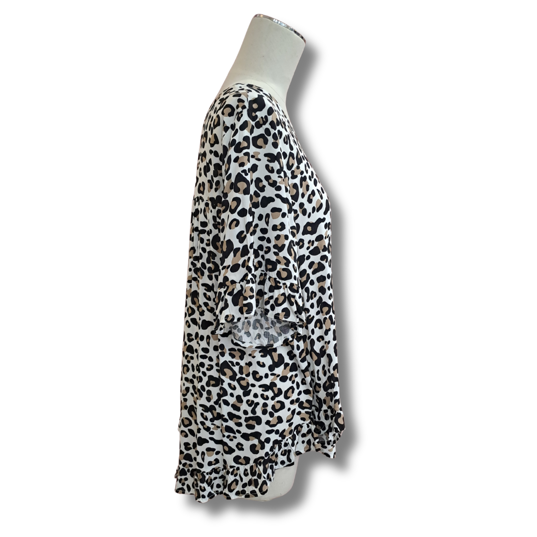 Daisy's Closet - Mila Leopard Top - Size S/M - Side