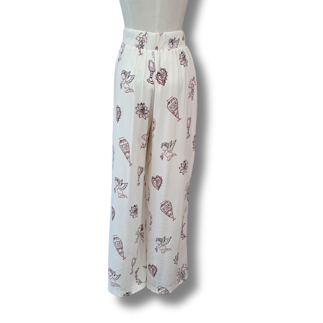 Dani Marie - Cherub Print Pant - Size 0 / 14 - BNWT - Back