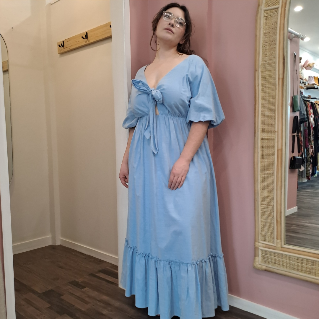 Dani Marie - Tara Tie Front Dress - Size 16 - BNWT