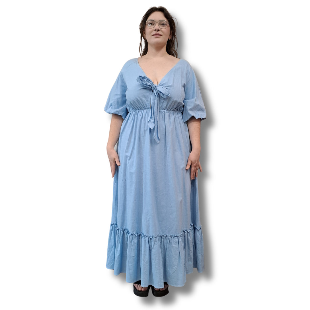 Dani Marie - Tara Tie Front Dress - Size 16 - Front View