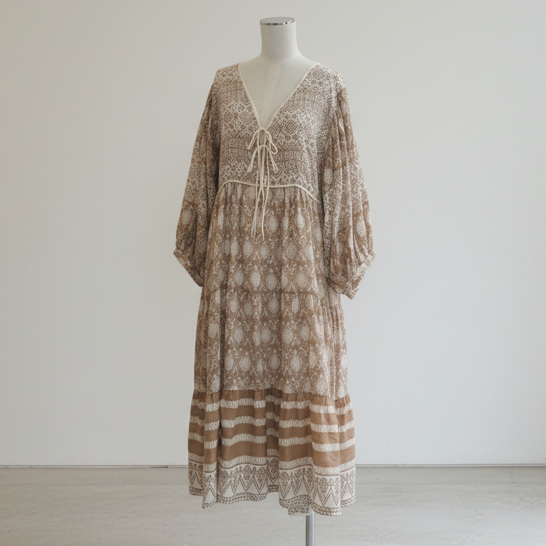 Daughters Of India - Jasmine Midi Dress - Size 2XL