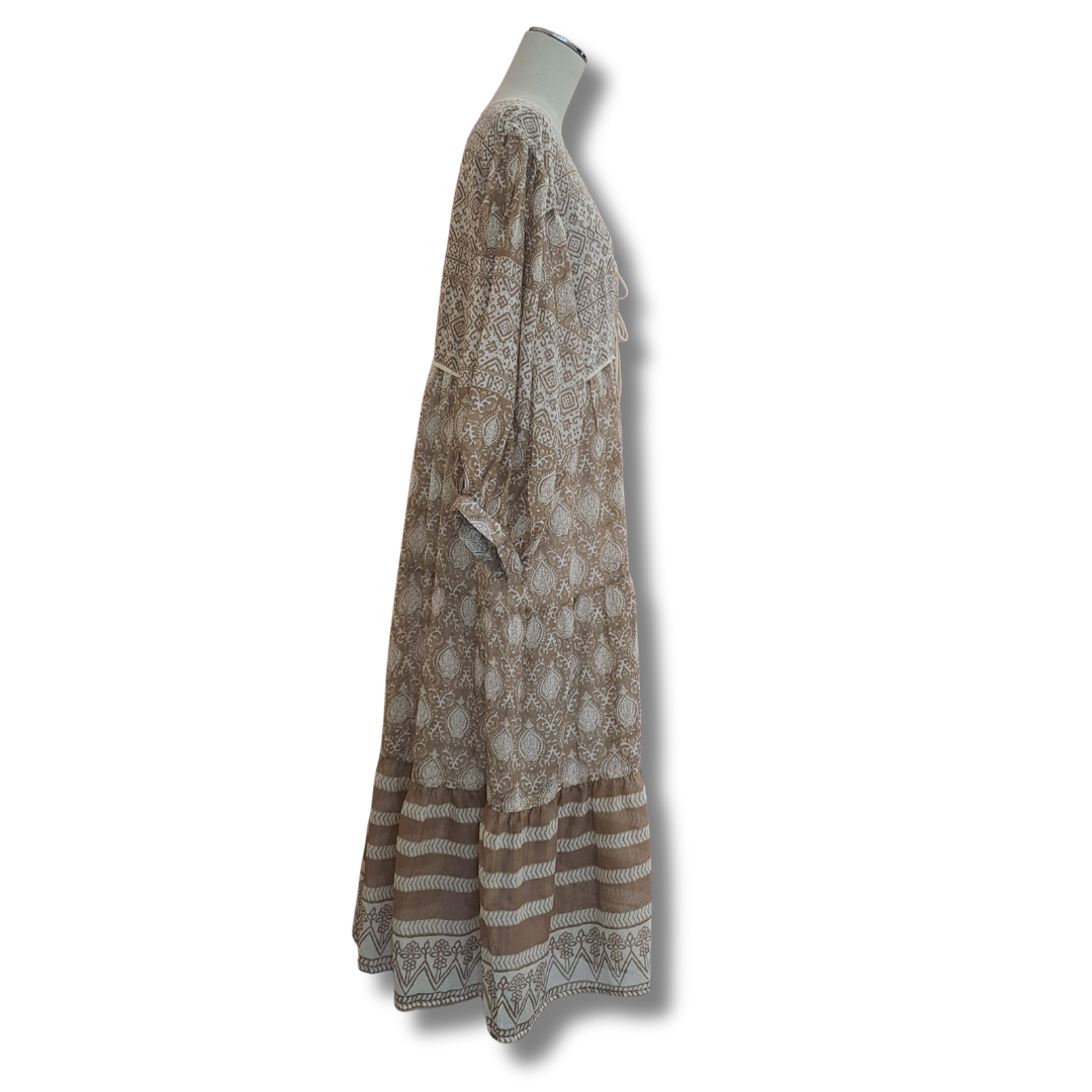 Daughters Of India - Jasmine Midi Dress - Size 2XL - Side