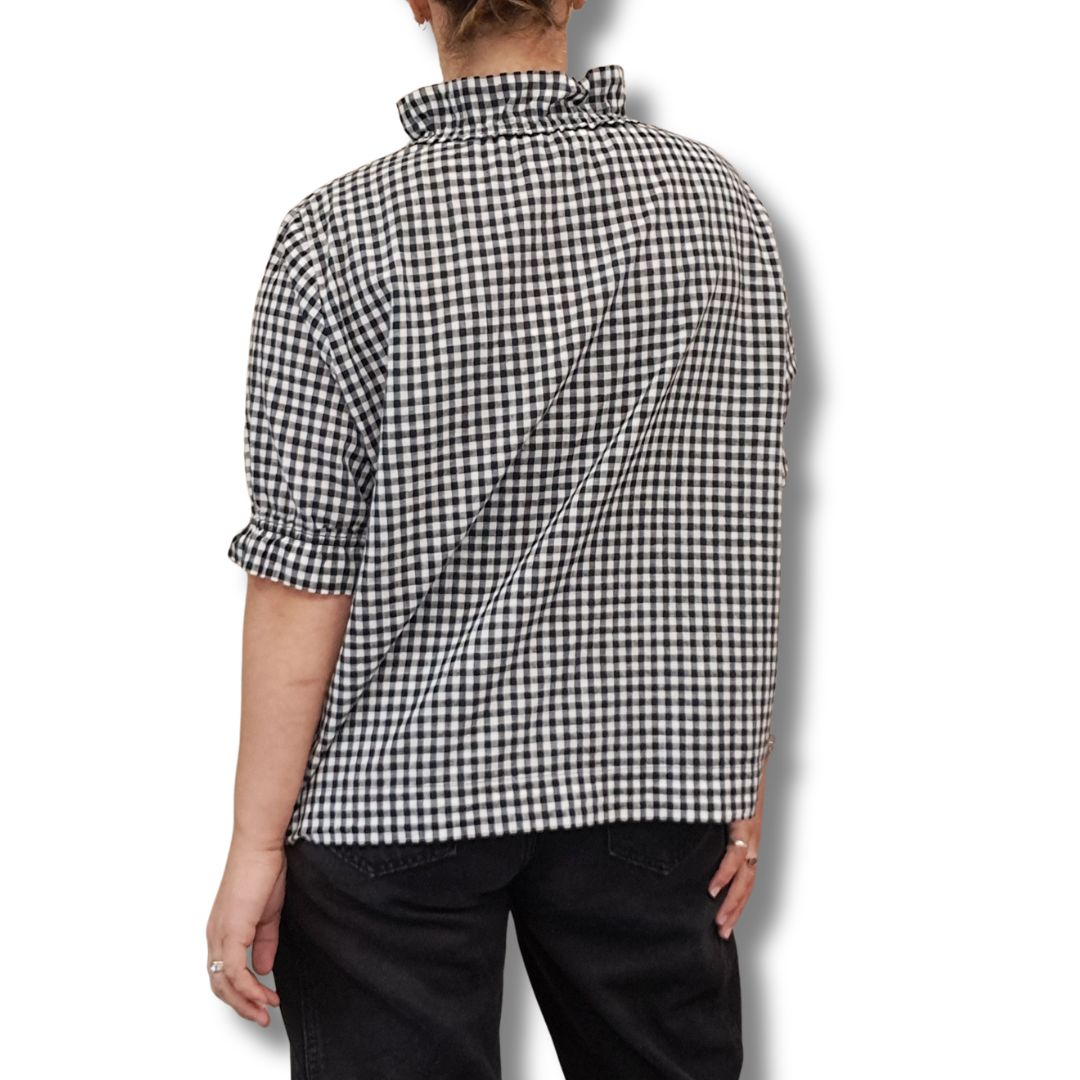 David Pond - Gingham Top - Size 16 - Back