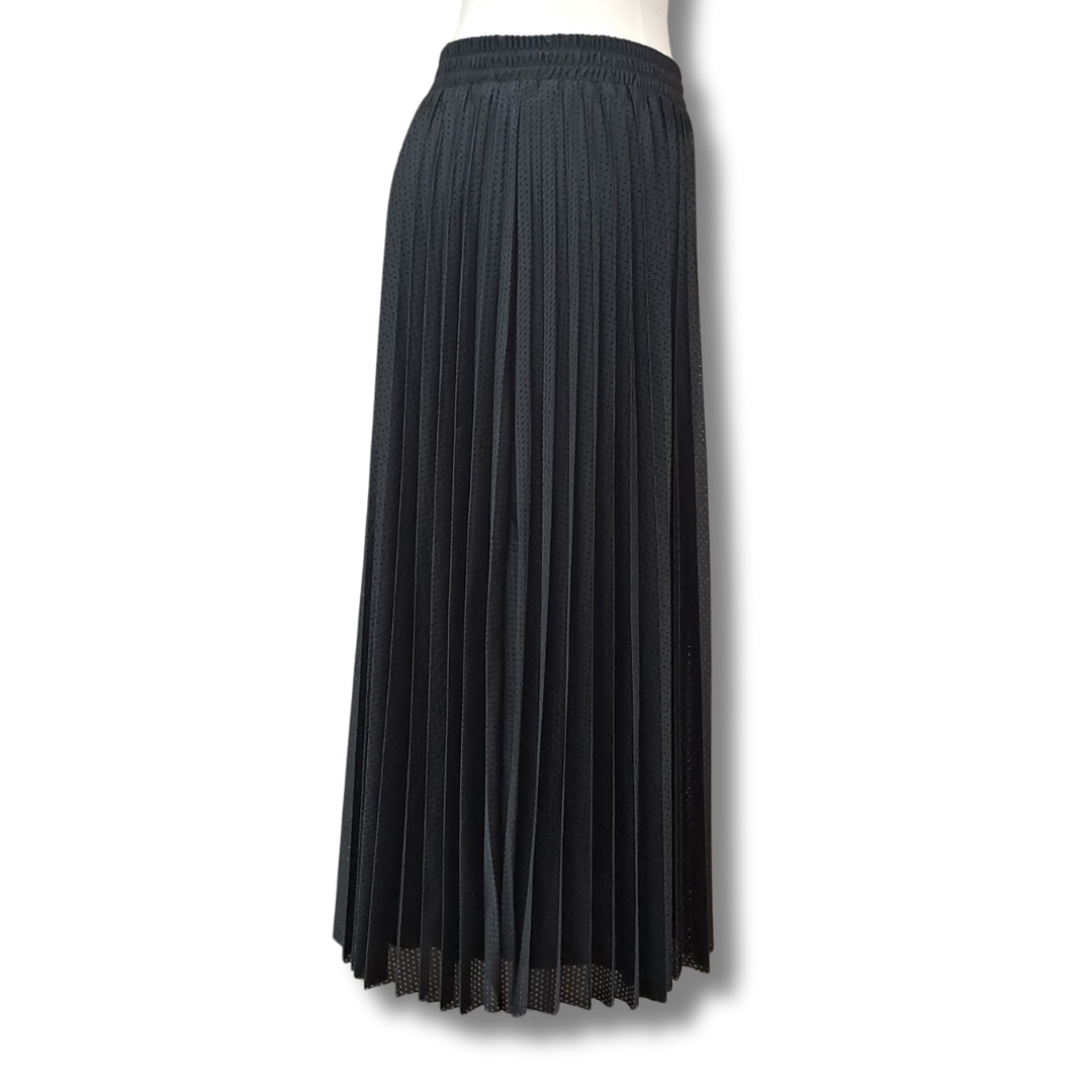David Pond - Heart Print Pleat Skirt - Side View