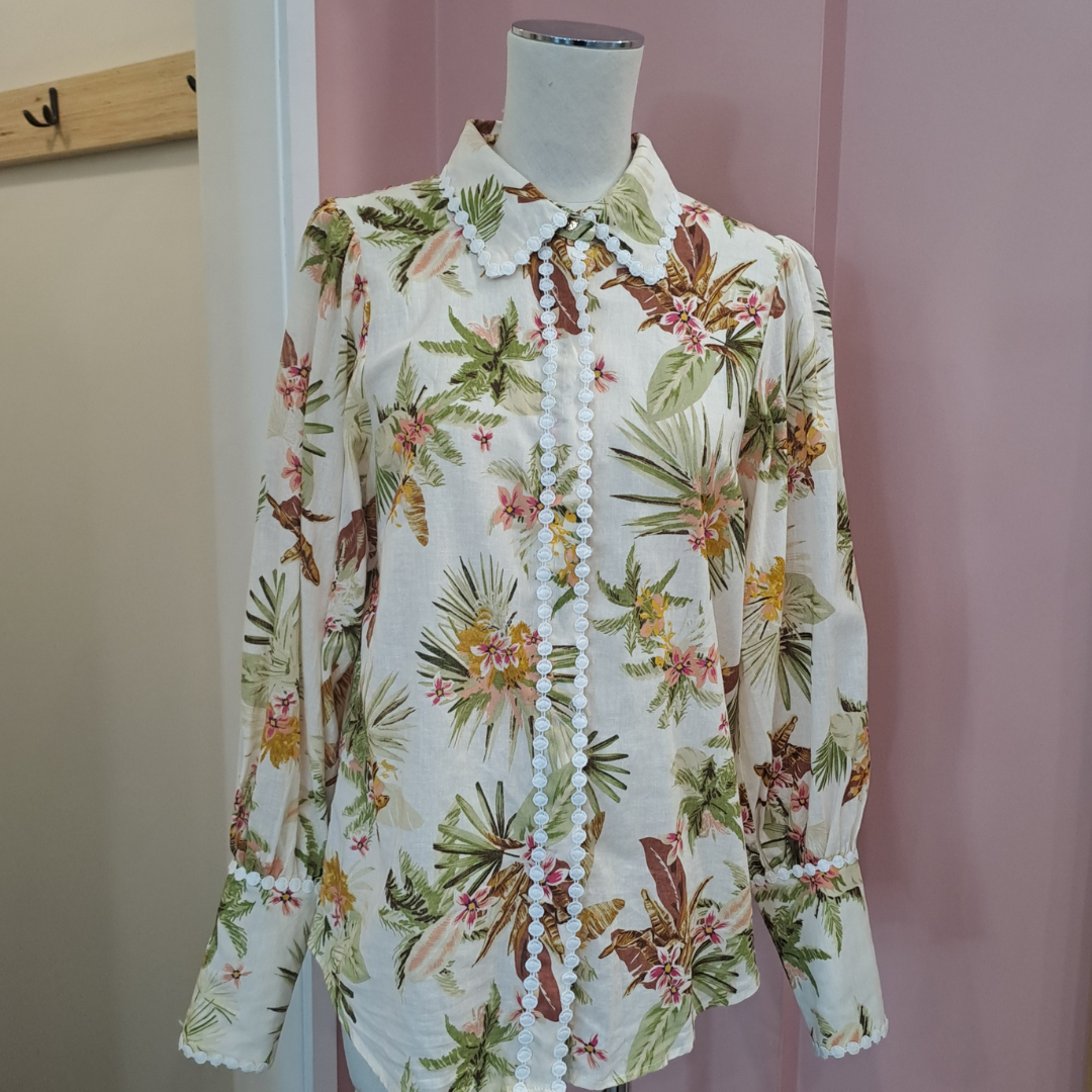 Decjuba - Floral Shirt - Size 12