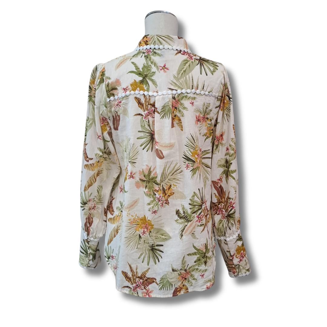 Decjuba - Floral Shirt - Size 12 - Back