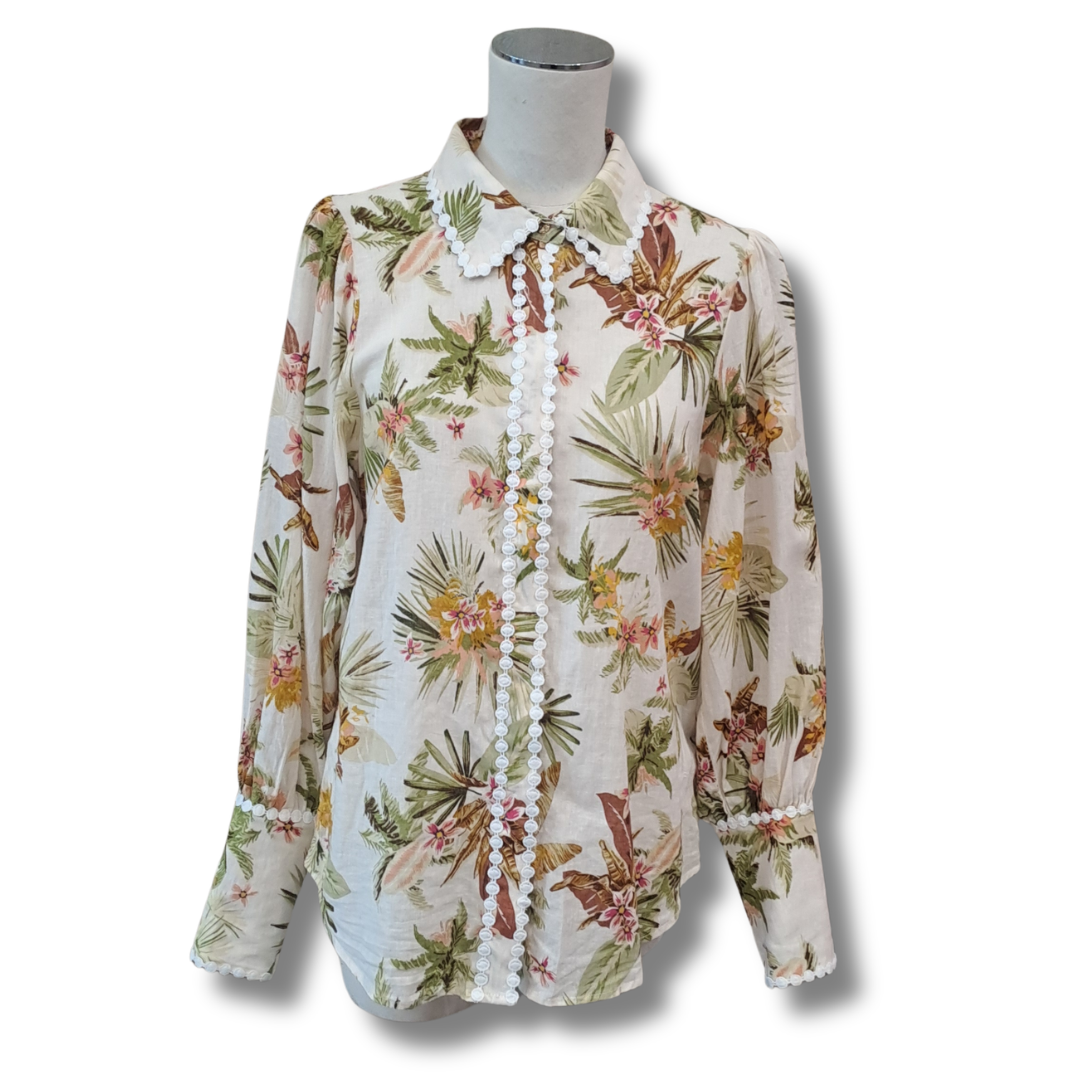 Decjuba - Floral Shirt - Size 12 - Front