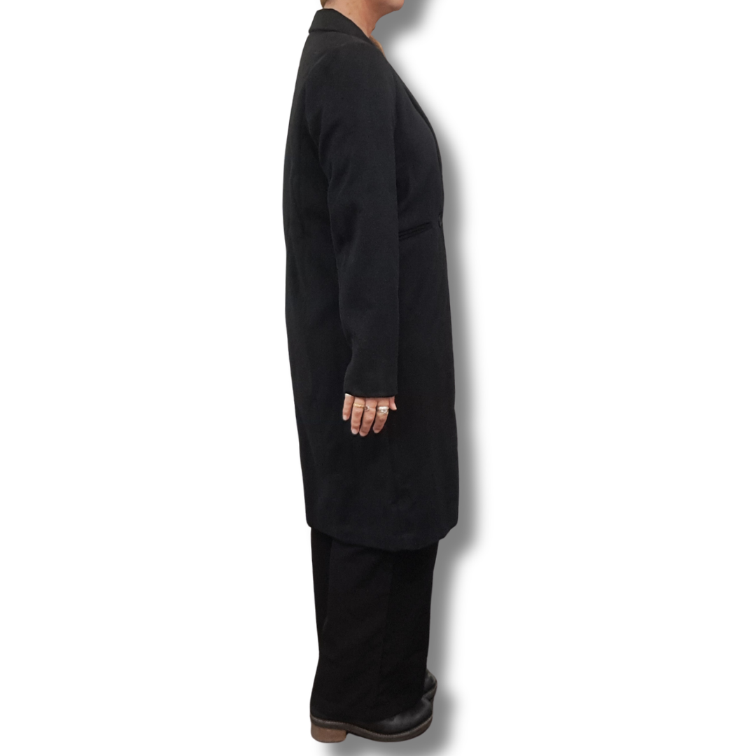 Decjuba - Jenna Crombie Coat - Size L - Side View