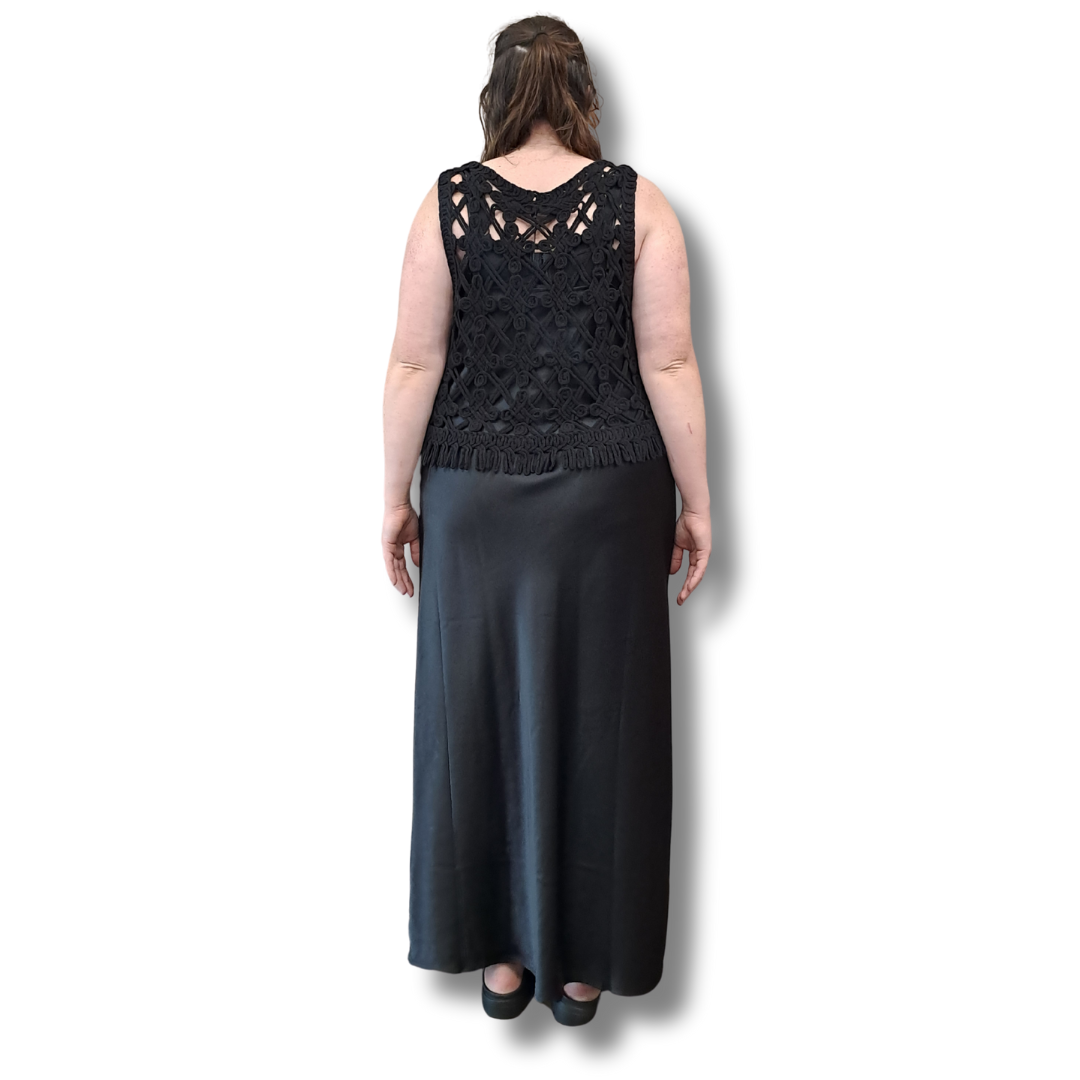 Decjuba_-_Juliet_Contrast_Dress_-_Size_18_-_Back_View