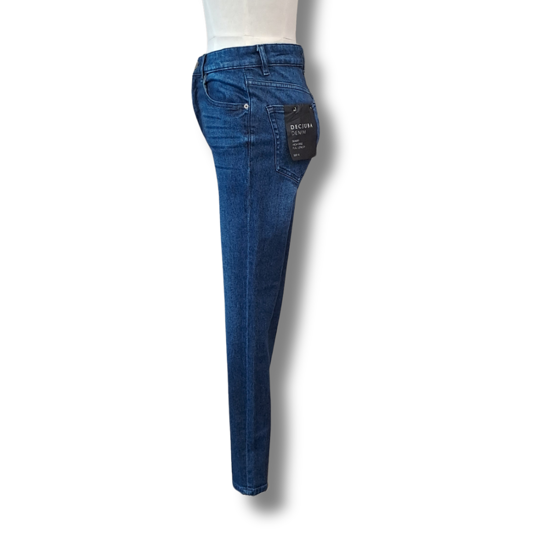 Decjuba - Skinny High Rise Jeans - Size 10 - Side