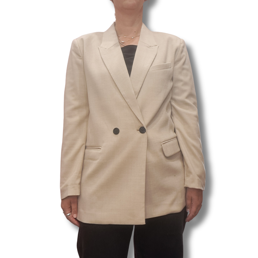 Decjuba - Taupe Blazer - Size M/L - Front