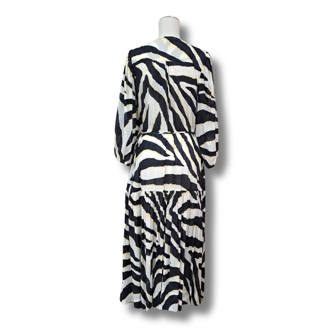 Decjuba - Tegan Midi Wrap Dress - Size 12 - BNWT - Back