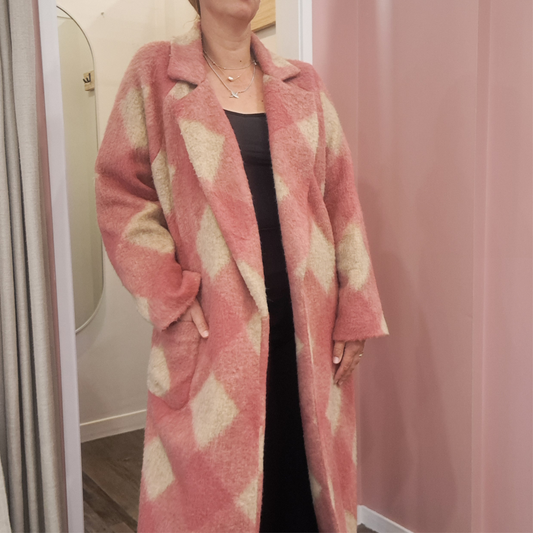 Dixie - Rosa Antico Coat - Size L - BNWT