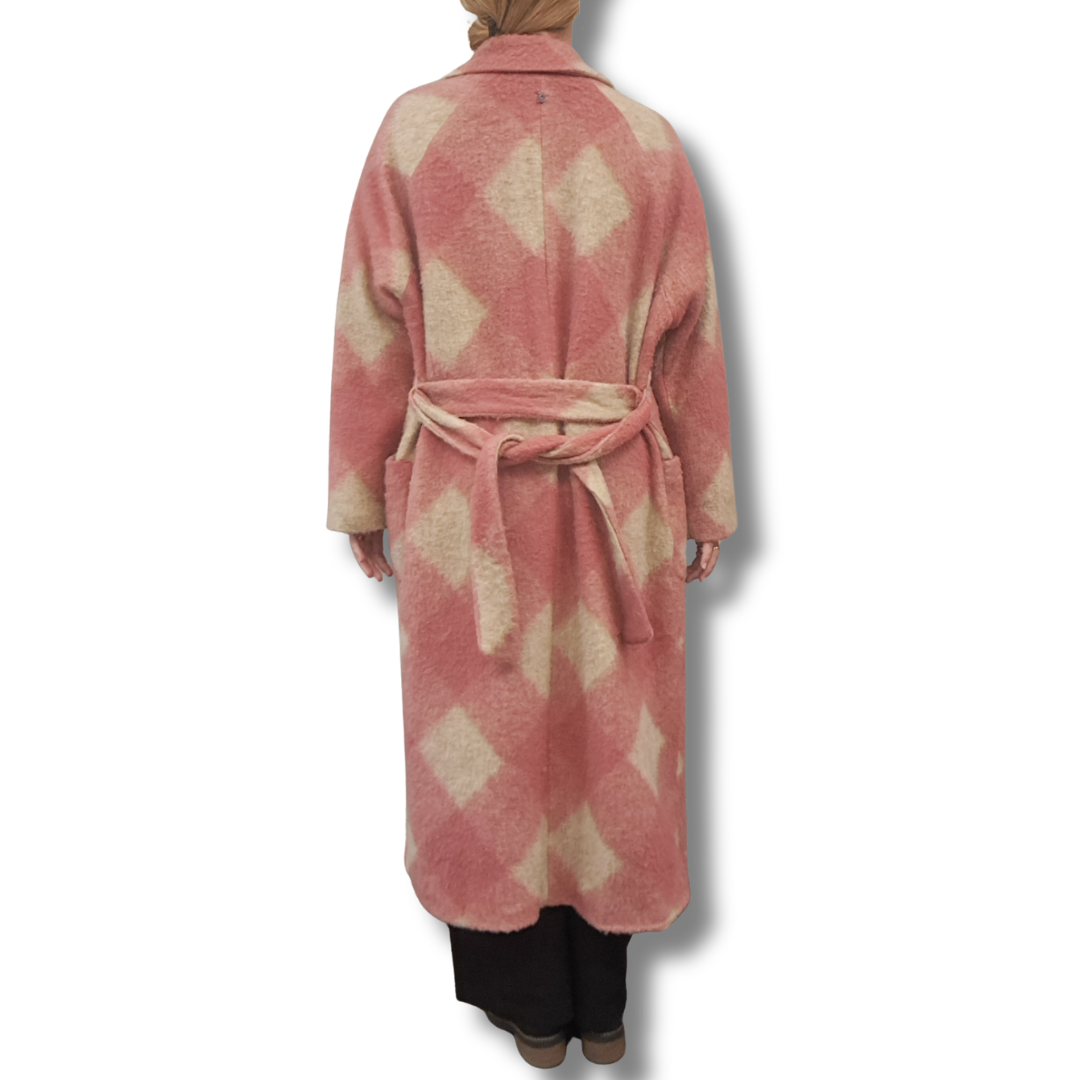 Dixie - Rosa Antico Coat - Size L - Back View