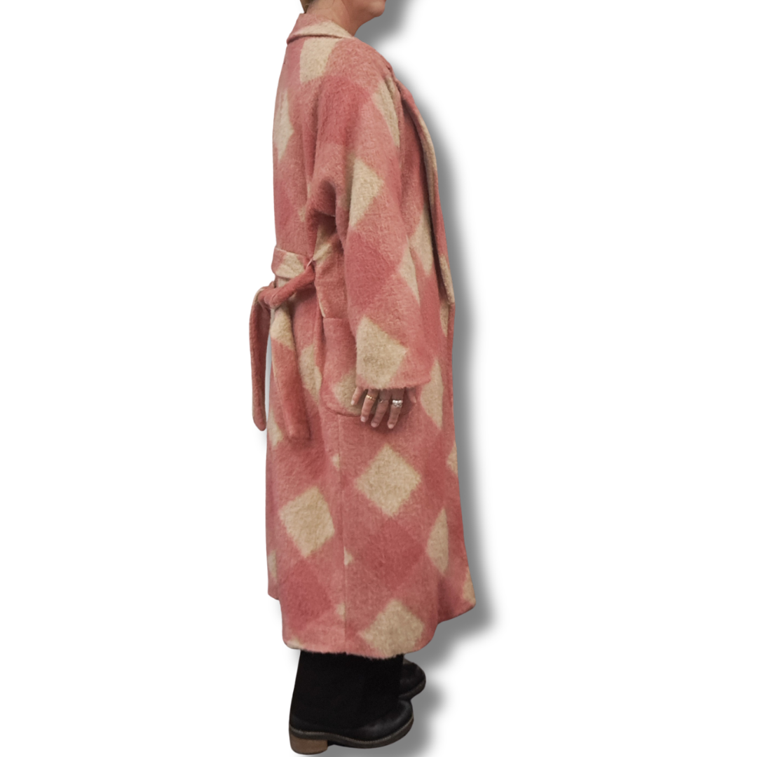Dixie - Rosa Antico Coat - Size L - Side View