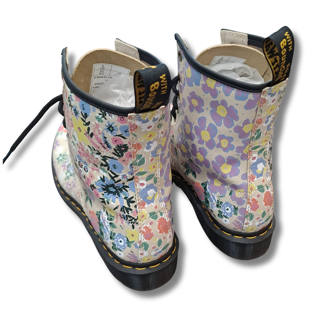 Dr Martens - 1460 Floral Mash Boot - Back