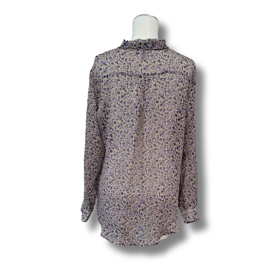 Drama The Label - Neck Tie Blouse - Size 14 - Back