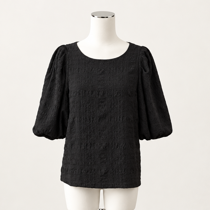 Et Alia - Textured Top - Size S