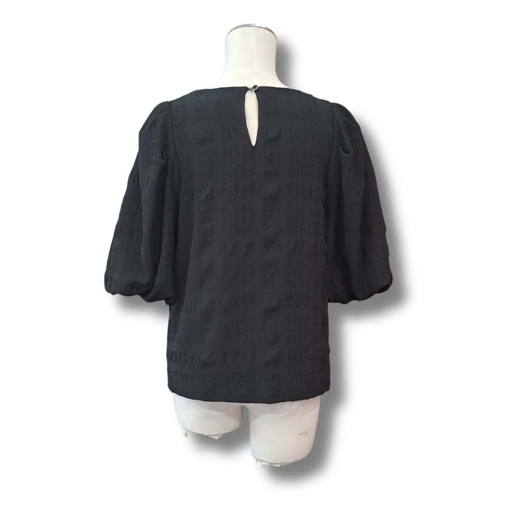Et Alia - Textured Top - Size S - Back