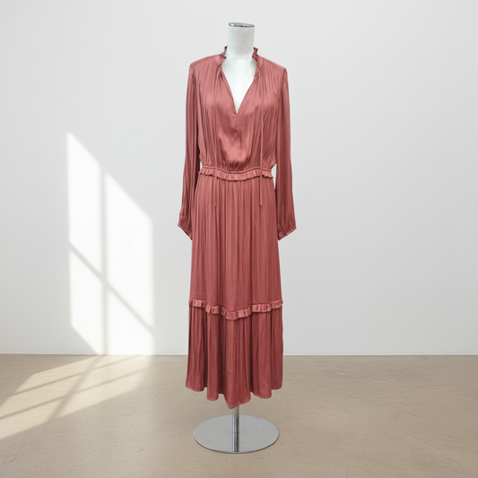 Fate + Becker - Frill Tiered Midi Dress - Size 10 