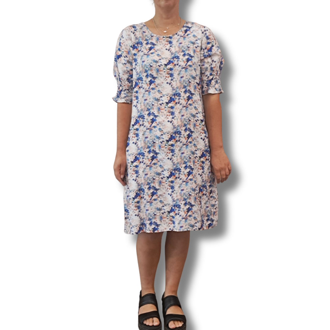 Foil - Floral Shift Dress - Size 14 - Front