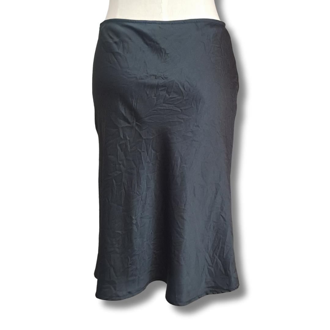 Ganni - Satin Slip Skirt - Front View
