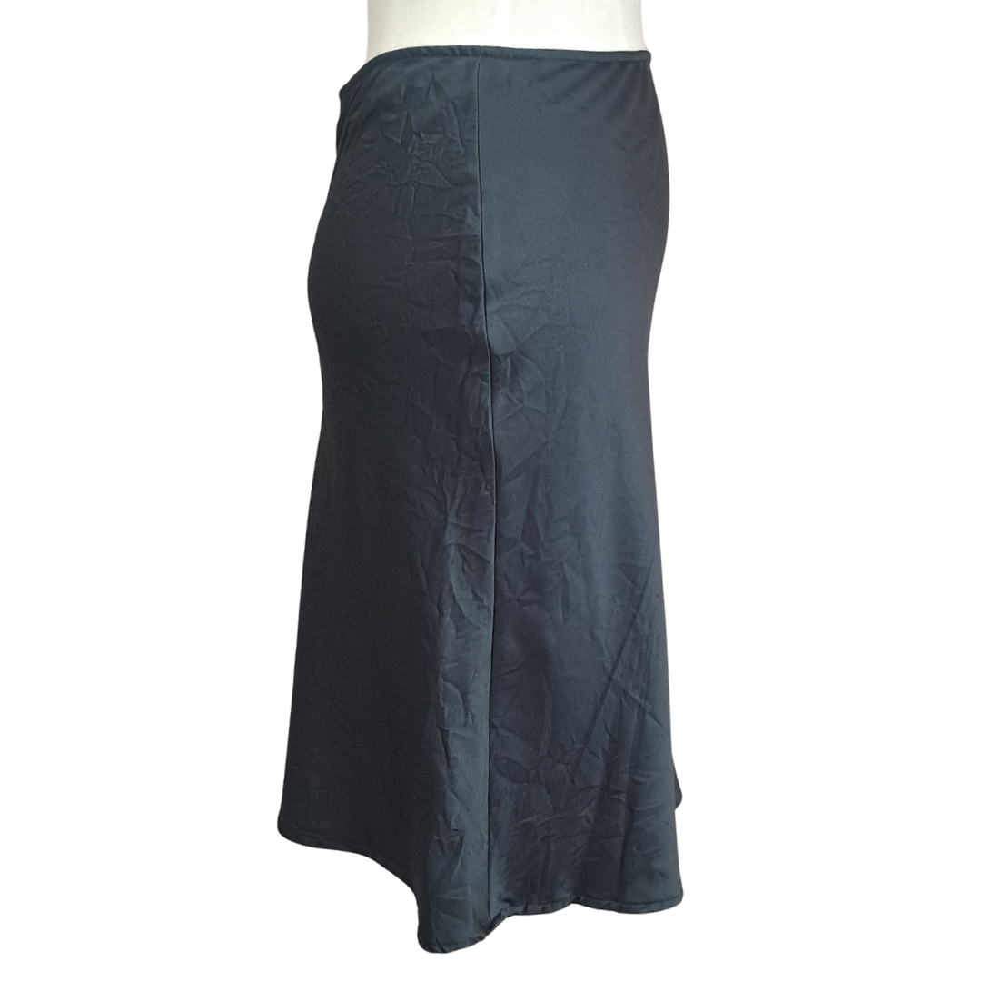 Ganni - Satin Slip Skirt - Side View