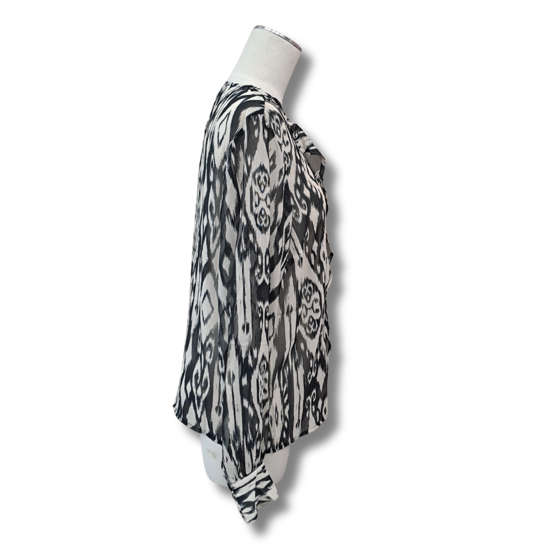 Garcia - Zebra Shirt Blouse - Size M - BNWT - Side