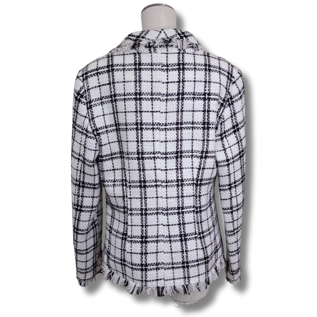 Gaudi - Woven Check Jacket - Back View